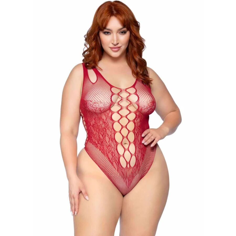 img_217540_943ce4863bbf522ffcf4344b1007d01b_1.jpg LEG AVENUE - 81641X BODY SENZA CUCITURE BORDEAUX TAGLIA 1X/2X - immagine 1