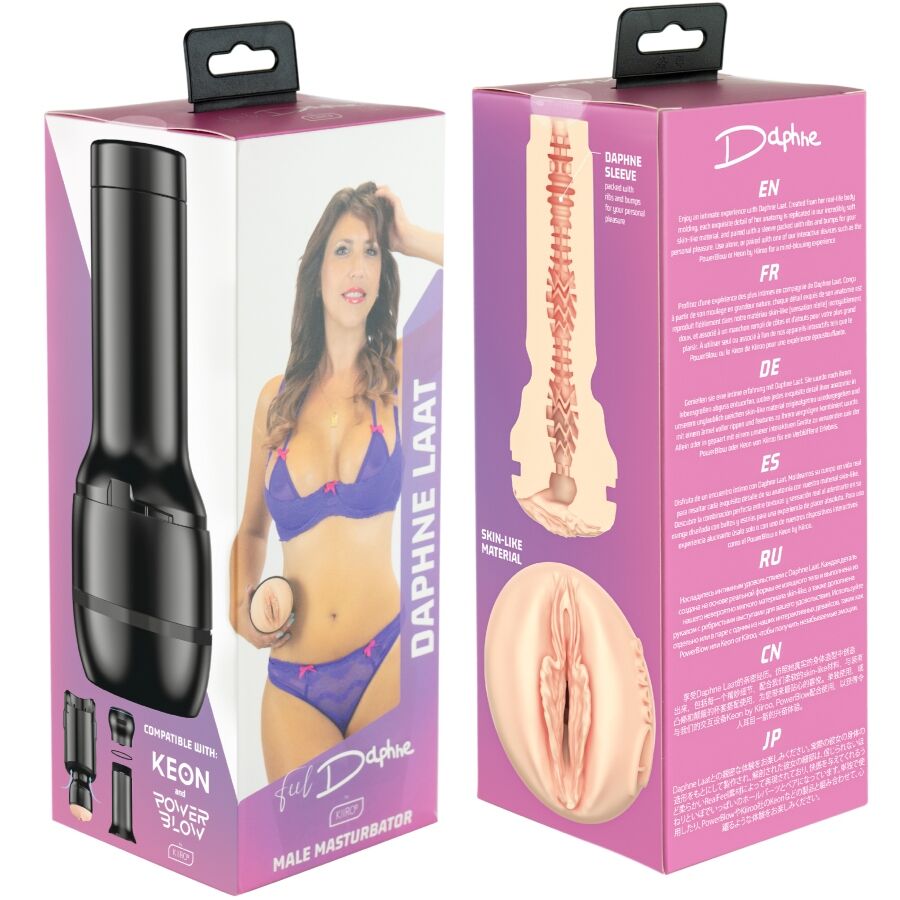 img_217623_4fa0260b638488867e4a05c763d4aca3_1.jpg KIIROO - FEEL DAPHNE LAAT STARS COLLECTION STROKERS POWERBLOW COMPATIBILE - immagine 1