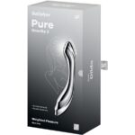 SATISFYER - DILDO A DOPPIA ESTREMIT? IN ACCIAIO INOX PURE GRAVITY 2 - immagine 5