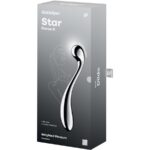 SATISFYER - DILDO A DOPPIA ESTREMIT? IN ACCIAIO INOX STAR FORCE 4 - immagine 5