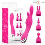INTENSE - VIBRATORE CHER CON 20 MODALIT? E TESTINE INTERCAMBIABILI