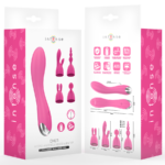 INTENSE - VIBRATORE CHER CON 20 MODALIT? E TESTINE INTERCAMBIABILI - immagine 4