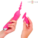 INTENSE - VIBRATORE CHER CON 20 MODALIT? E TESTINE INTERCAMBIABILI - immagine 6
