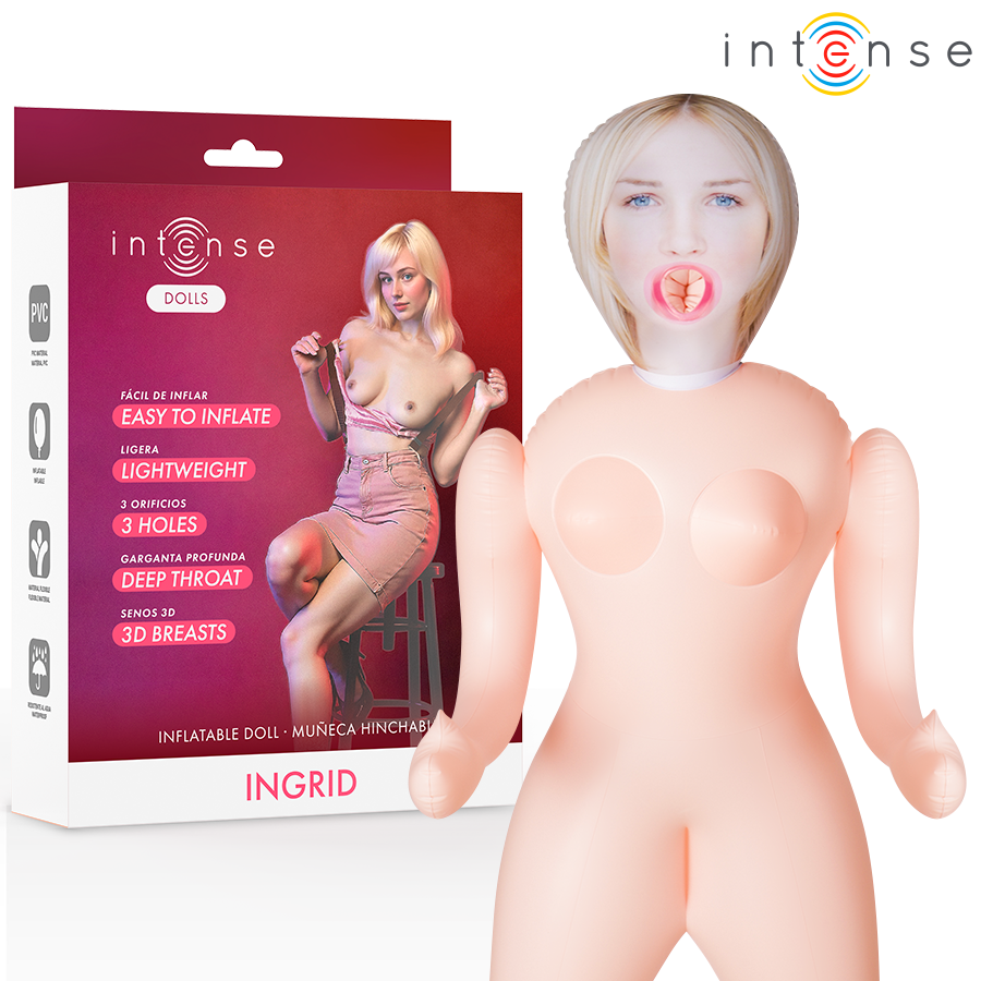 img_218130_64dccacb87187055d3abd0bd9e48b393_1.png INTENSE DOLLS - BAMBOLA GONFIABILE INGRID CON TRE ORIFIZI - immagine 1