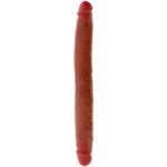 GET REAL - DILDO IN SILICONE A DOPPIA ESTREMIT? CARAMELLO 35 CM