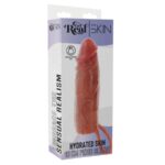 GET REAL - HYDRATED SKIN GUAINA PER PENE IN SILICONE CARAMELLO 16 CM - immagine 5