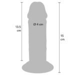 GET REAL - DONG DELUXE IN TPE A DOPPIA DENSIT? 15 CM - immagine 4