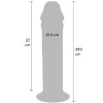 GET REAL - DONG DELUXE IN TPE A DOPPIA DENSIT? 29,5 CM - immagine 4