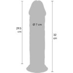 GET REAL - DONG DELUXE IN TPE A DOPPIA DENSIT? 32 CM - immagine 4