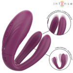 INTENSE - STIMOLATORE A MORSETTO CON VIBRAZIONE E TAPPING SANDRA CON TELECOMANDO - immagine 3