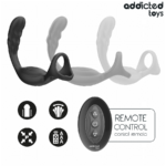ADDICTED TOYS - ANELLO PER IL PENE PROSTATICO DOPPIO CON TELECOMANDO - immagine 5