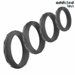 ADDICTED TOYS - SET DI ANELLI PER IL PENE TESTURIZZATI 4 MISURE - immagine 6