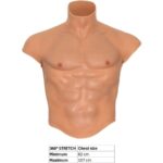 DESIDERIO NASCOSTO - MAGLIETTA ALTER EGO IN SILICONE CON TORSO MASCHILE E ADDOMINALI IN CARNE - immagine 5