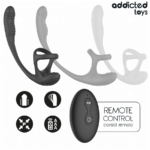 ADDICTED TOYS - PLUG ANALE CON VIBRAZIONE E OSCILLAZIONE A 360? E STIMOLATORE DEI TESTICOLI - immagine 5