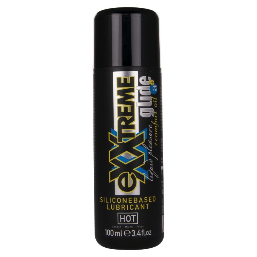 img_220693_d217e4a676f2971754582b16ffd33afa_1.jpg HOT - EXXTREME GLIDE LUBRIFICANTE A BASE DI SILICONE + OLIO COMFORT A+ 100 ML - immagine 1