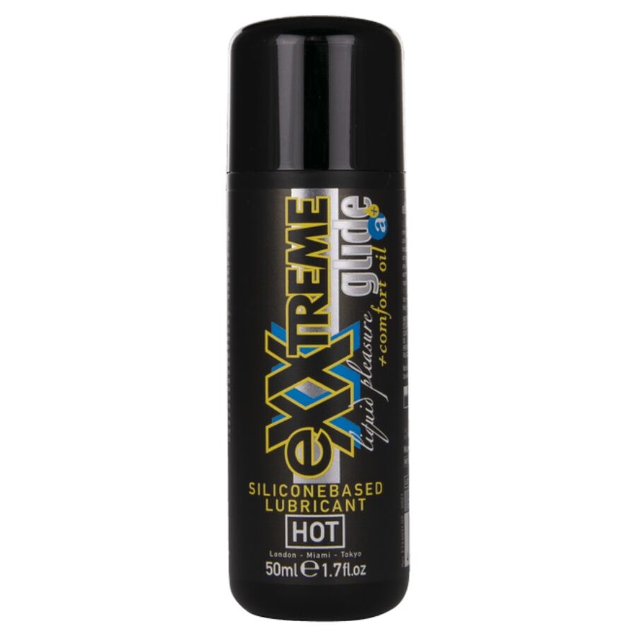 img_220696_3e85abf50e878659dbcc2d5b9f396a41_1.jpg HOT - EXXTREME GLIDE LUBRIFICANTE A BASE DI SILICONE + OLIO COMFORT A+ 50 ML - immagine 1