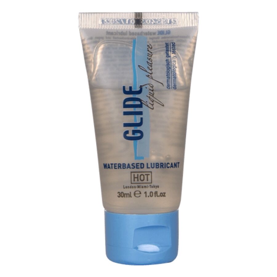 img_220713_37472d7065bc008a8e86f9edcaed0320_1.jpg HOT - GLIDE LIQUID PLEASURE LUBRIFICANTE A BASE D'ACQUA 30 ML - immagine 1