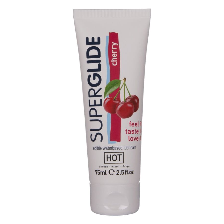 img_220754_e27a1773711c22a7689fb29fe78bc065_1.jpg HOT - SUPERGLIDE LUBRIFICANTE COMMESTIBILI A BASE D'ACQUA CILIEGIA 75 ML - immagine 1