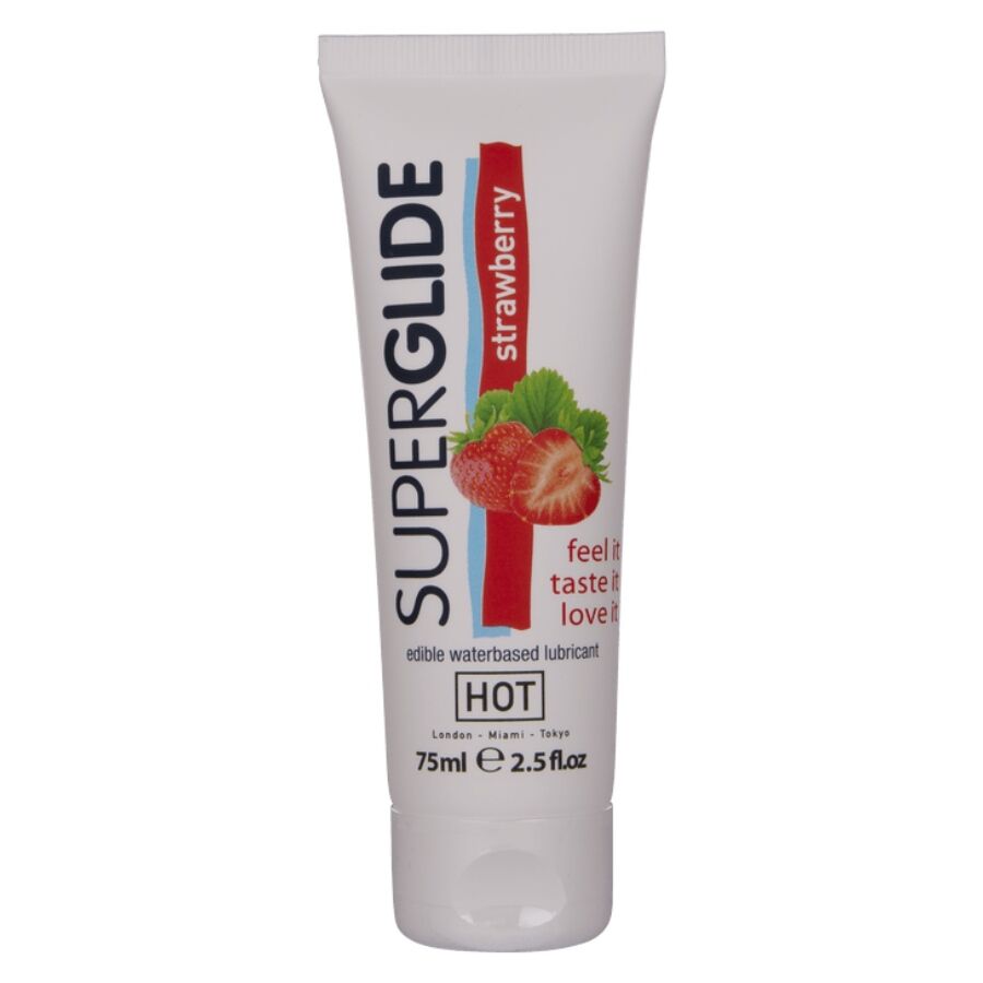 img_220763_5b325a41700ab62c96c597731a5f8e79_1.jpg HOT - SUPERGLIDE LUBRIFICANTE COMMESTIBILI A BASE D'ACQUA FRAGOLA 75 ML - immagine 1