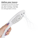WOMANIZER - SOFFIONE DOCCIA STIMOLANTE CLITORIDEO WAVE BIANCO - immagine 3