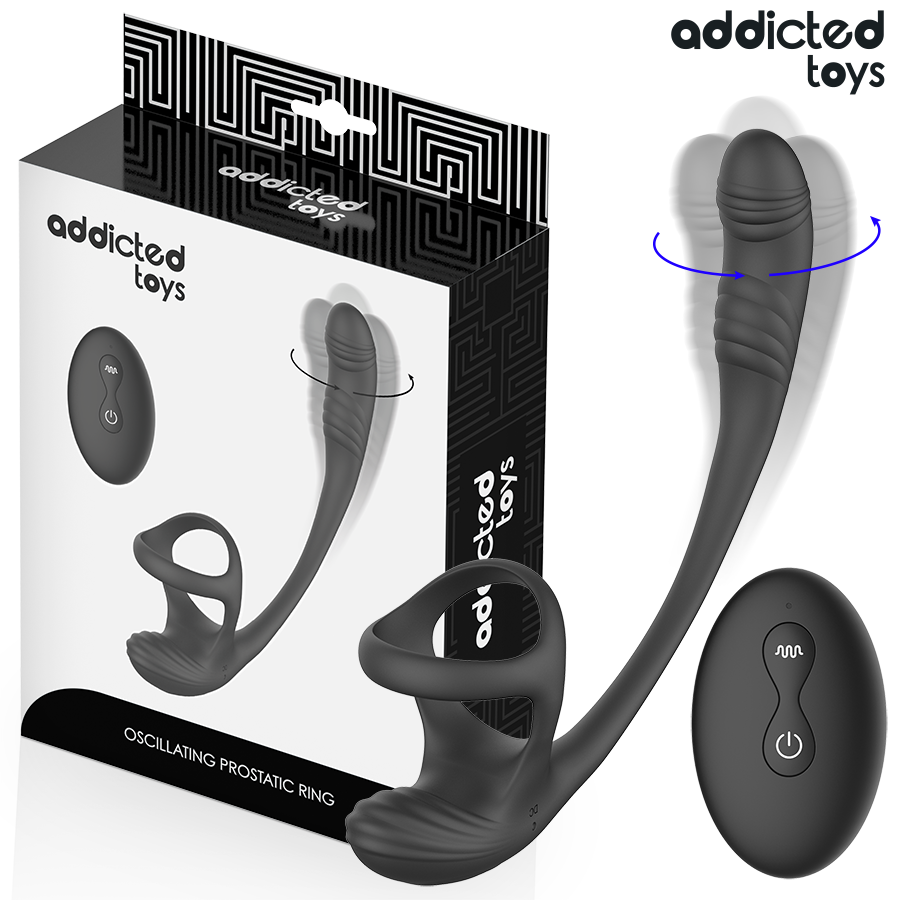 img_220970_0d914dc357df3539ddb4c55fddf1a384_1.png ADDICTED TOYS - PLUG ANALE CON VIBRAZIONE E OSCILLAZIONE A 360? E STIMOLATORE DEI TESTICOLI - immagine 1