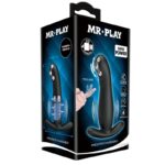 MR PLAY - MASSAGGIATORE PROSTATICO NERO RICARICABILE - immagine 9