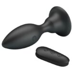 MR PLAY - PLUG ANALE CON TELECOMANDO VIBRAZIONE NERO - immagine 2